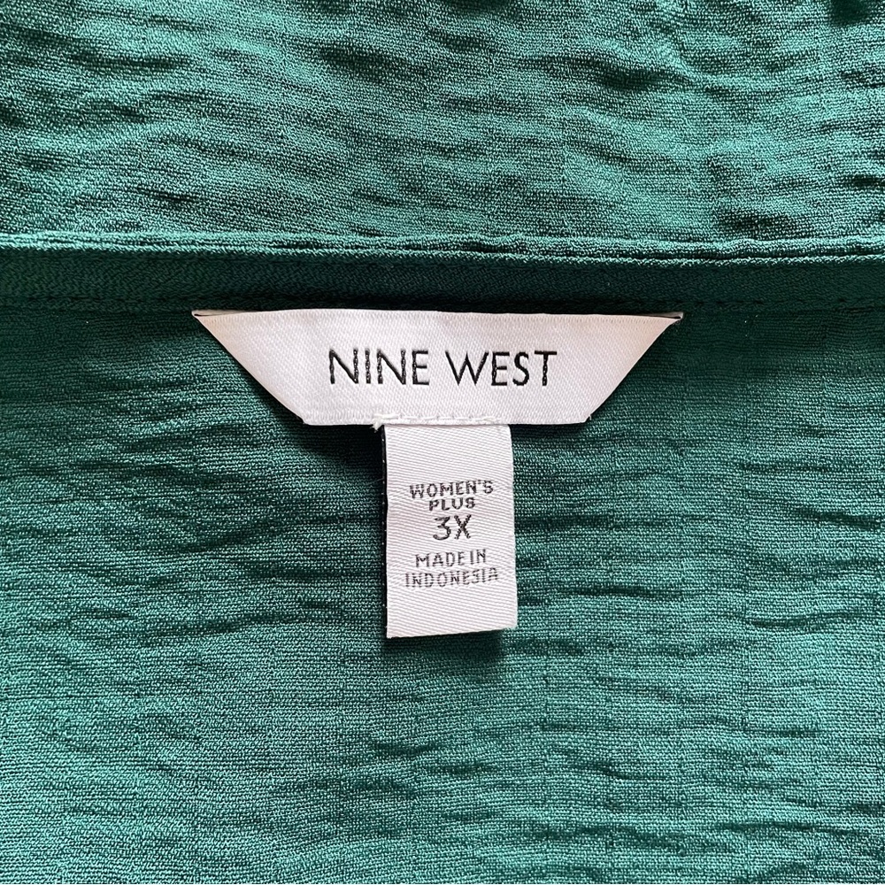 Nine West Long Sleeve Ruffle Blouse - Picture 5 of 6